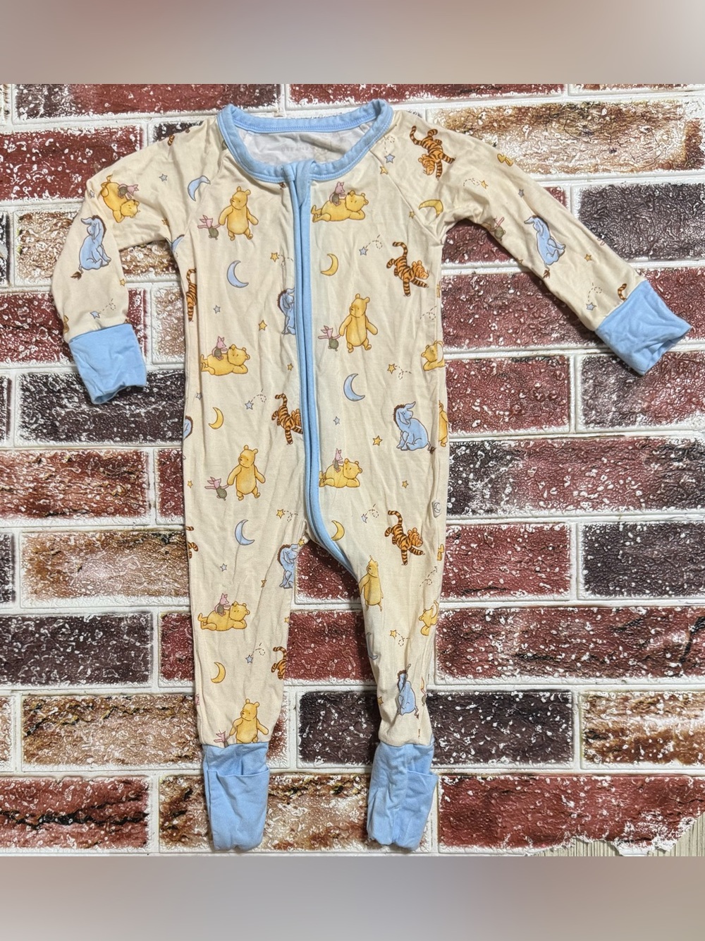 Dreamy Bamboo Classic Winnie the Pooh zippy 3-6m pajamas